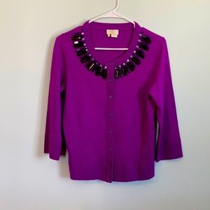Kate Spade jeweled cardigan